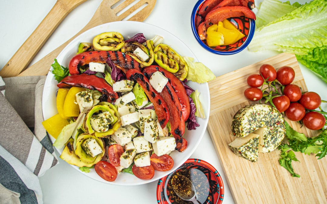 Ġbejna Grilled Vegetable Salad