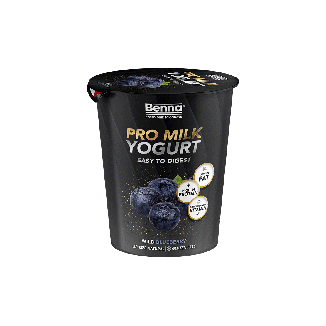 Wild Blueberry PRO Milk Yogurt - Benna