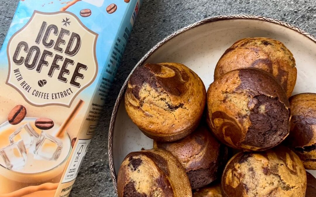 Iced Coffee Marble Muffins