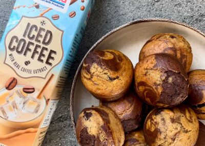 Iced Coffee Marble Muffins