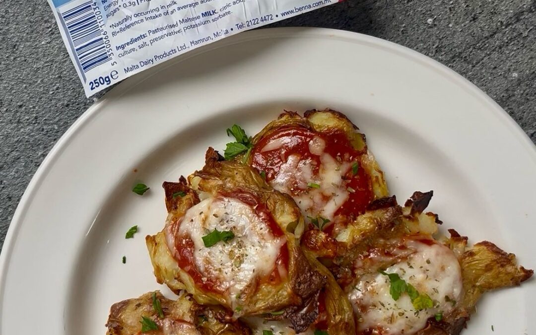 Pizza Smashed Potatoes