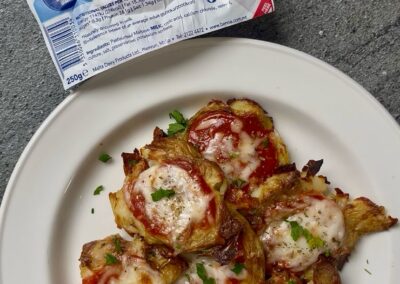 Pizza Smashed Potatoes